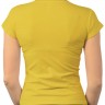Женская классическая футболка (желтая) 